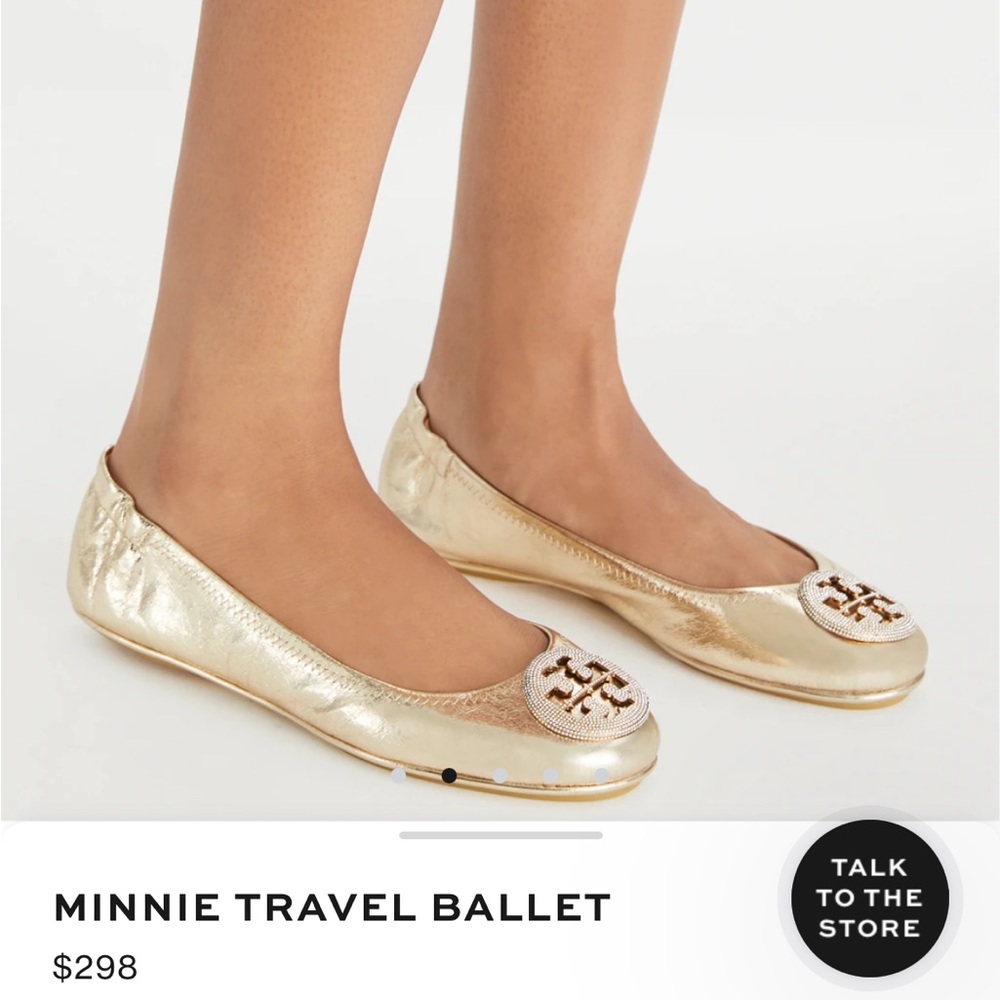 Tory Burch mini ballet flat - barely worn